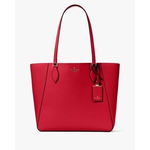 NWT Kate Spade New York Cherry Red Poppy Large Tote